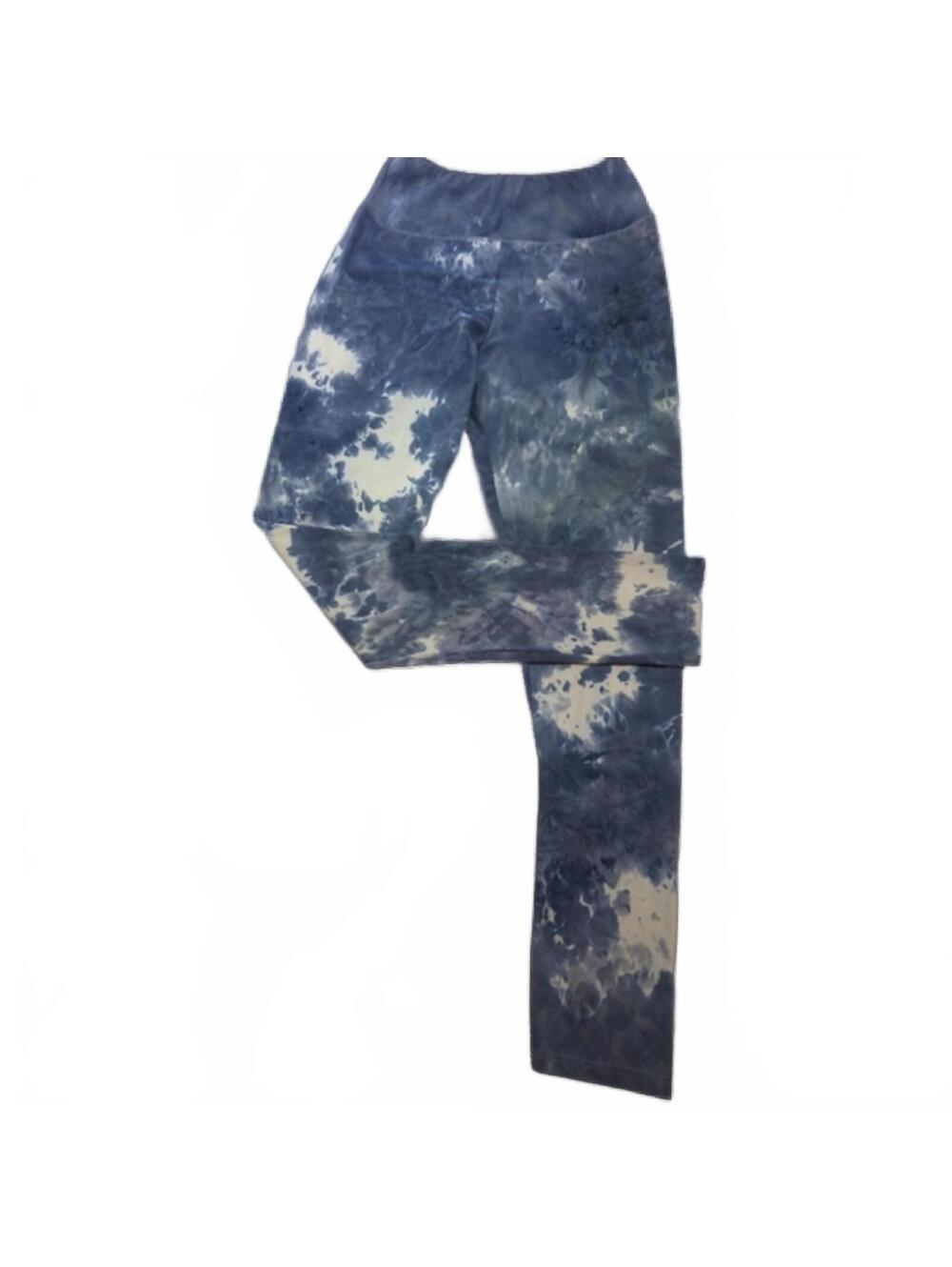LA Society Blue Tie-Dye Leggings - L